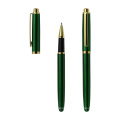 Luxury business gift metal green roller pens with custom logo